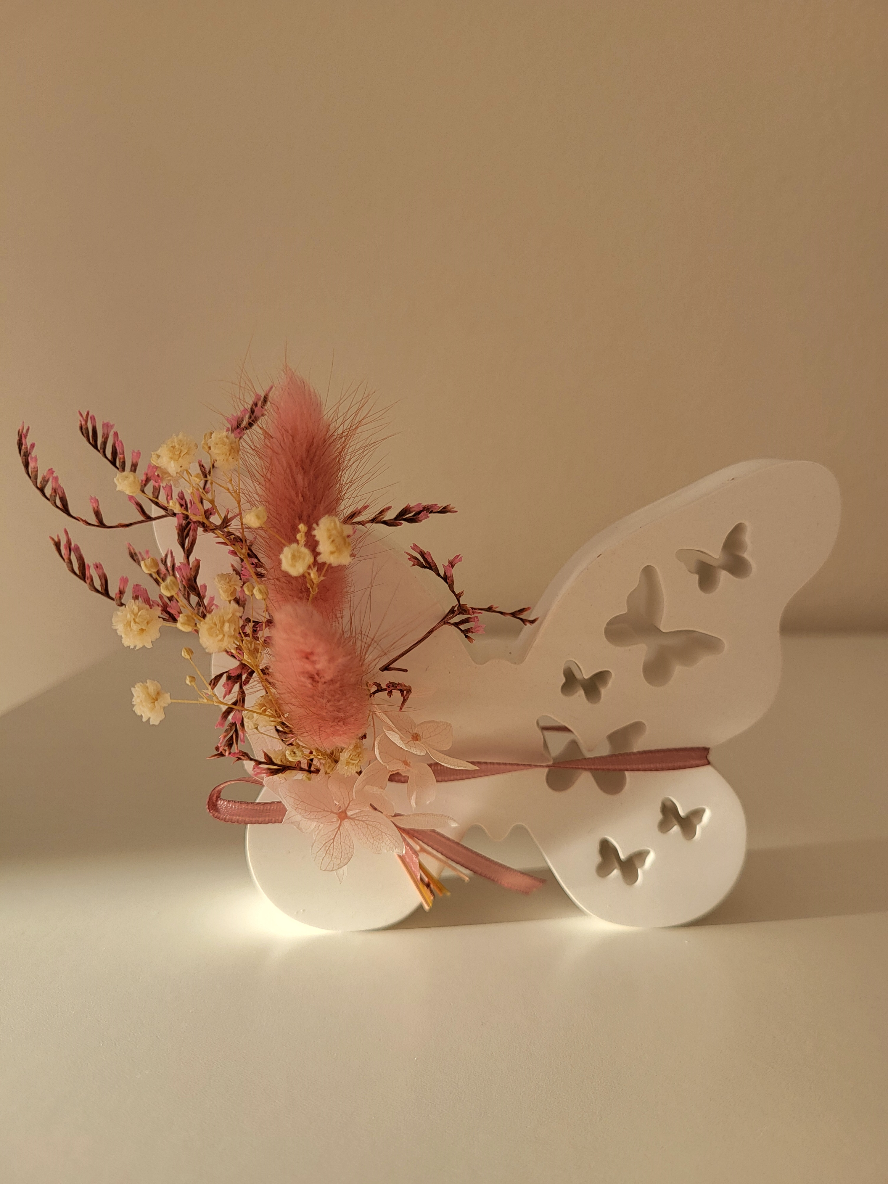 Deko-Frühling-Schmetterling-Raisin-Ceracraft-Gegossen-Handgemacht