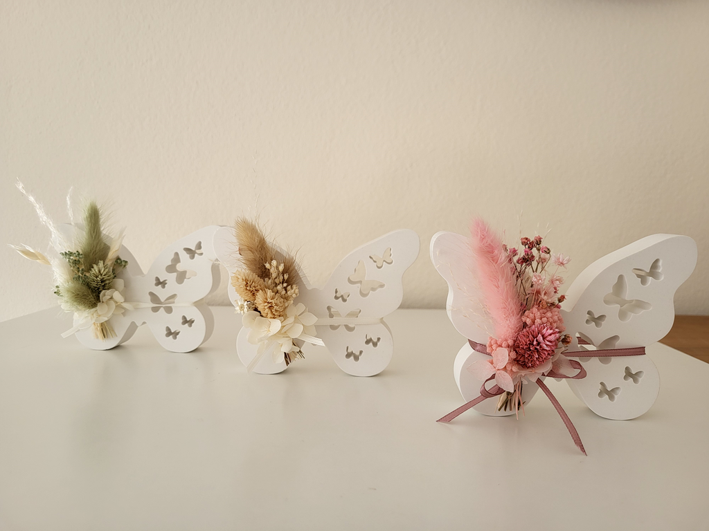 Deko-Frühling-Schmetterling-Raisin-Ceracraft-Gegossen-Handgemacht