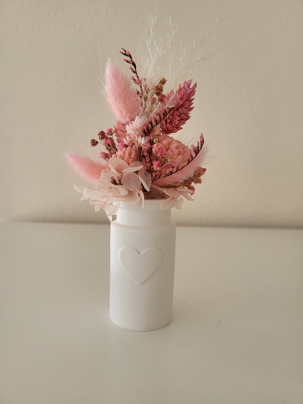 Vase-Gegossen-Ceracraft-Raisin-Pastell