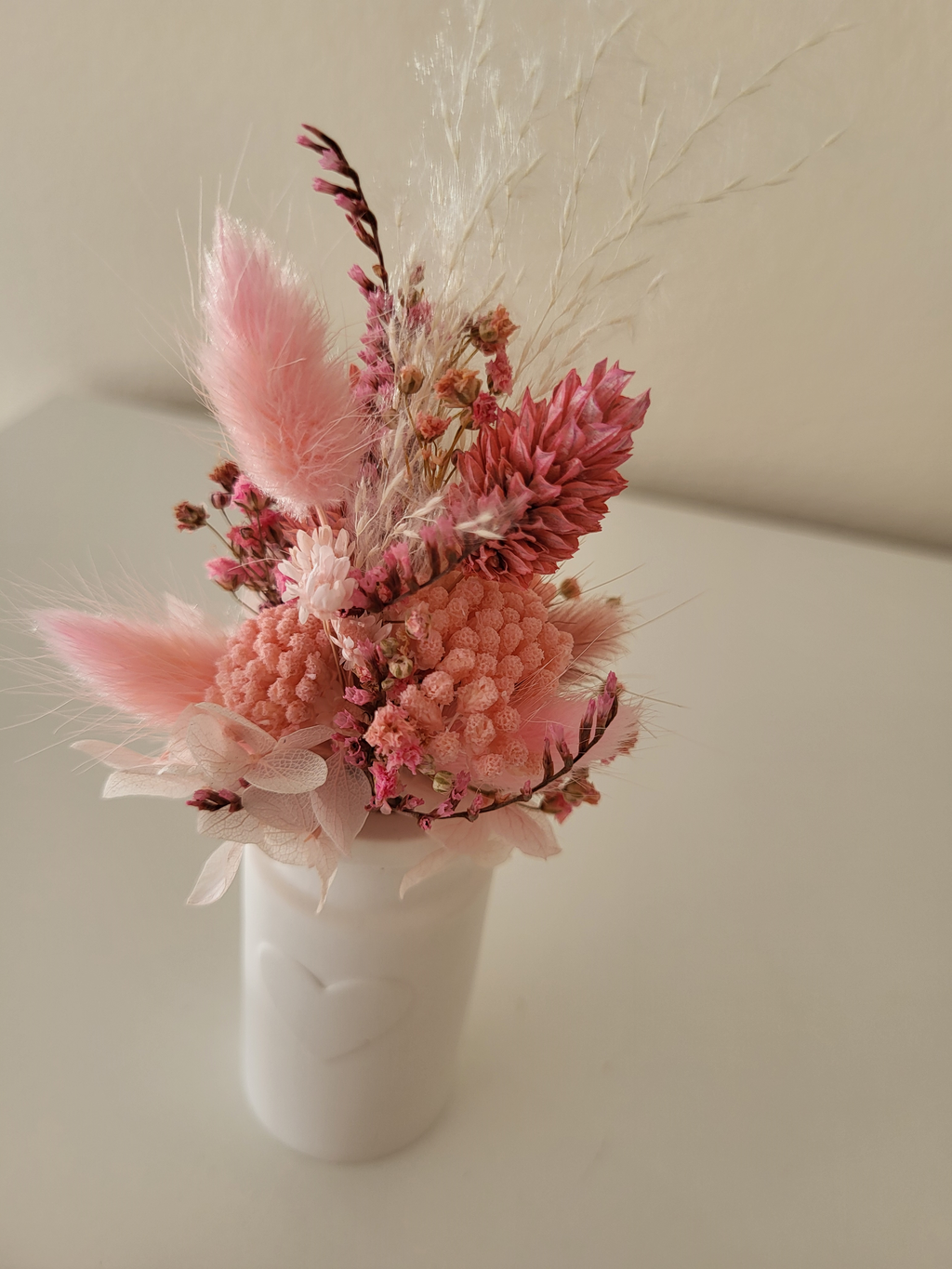 Vase-Gegossen-Ceracraft-Raisin-Pastell