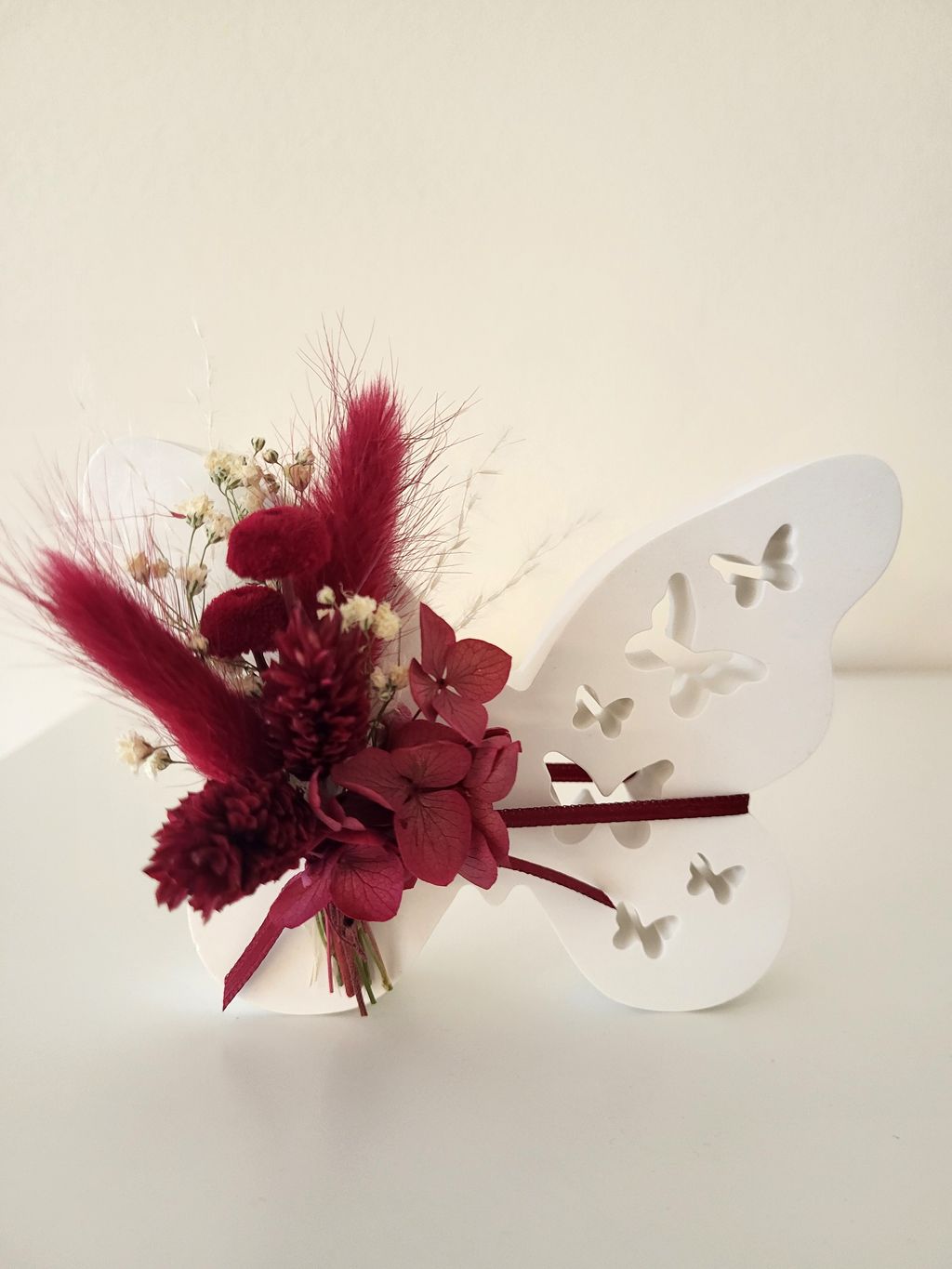 Deko-Frühling-Schmetterling-Raisin-Ceracraft-Gegossen-Handgemacht