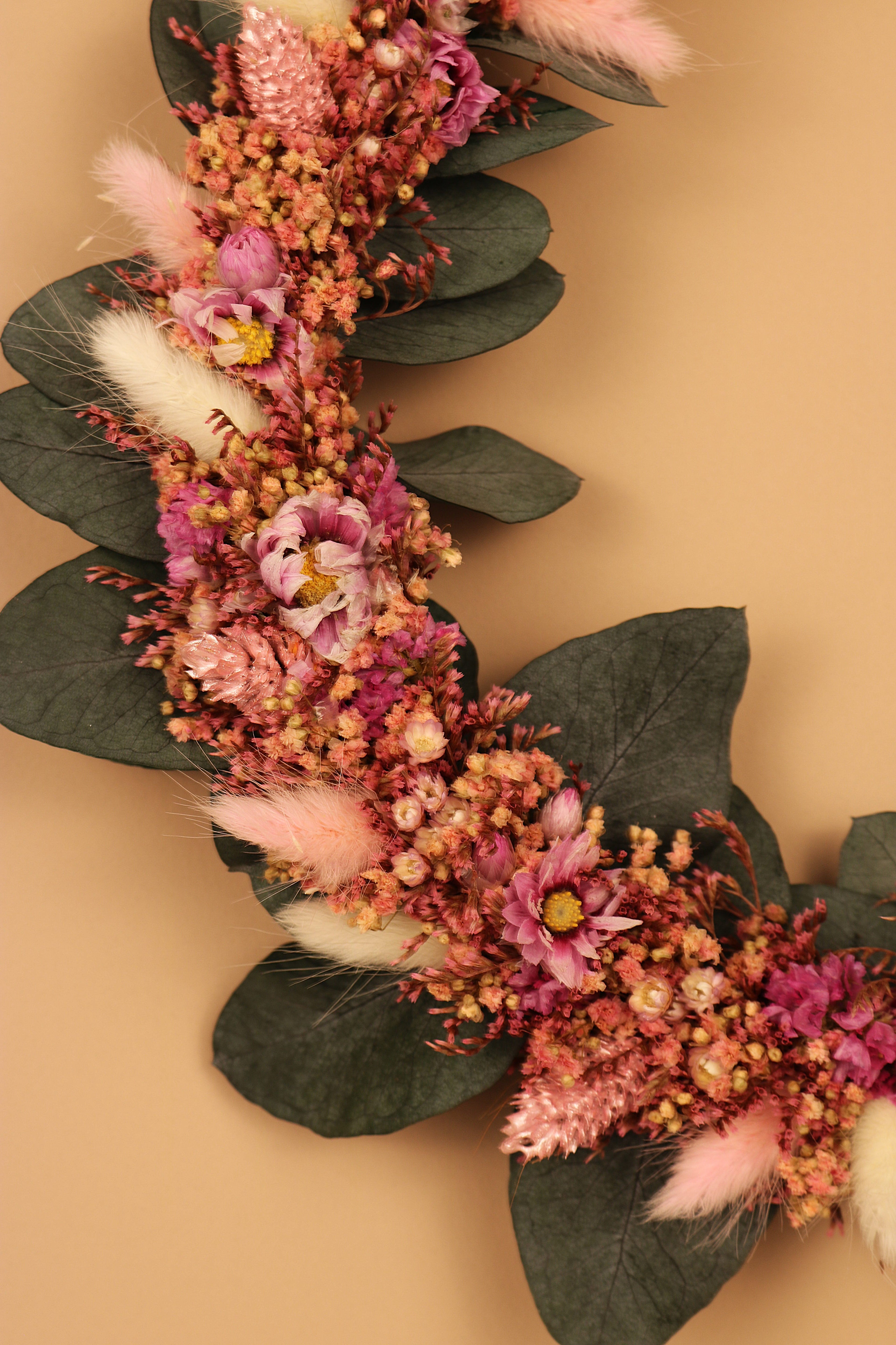 Trockenblumenkranz "Blumenparty"