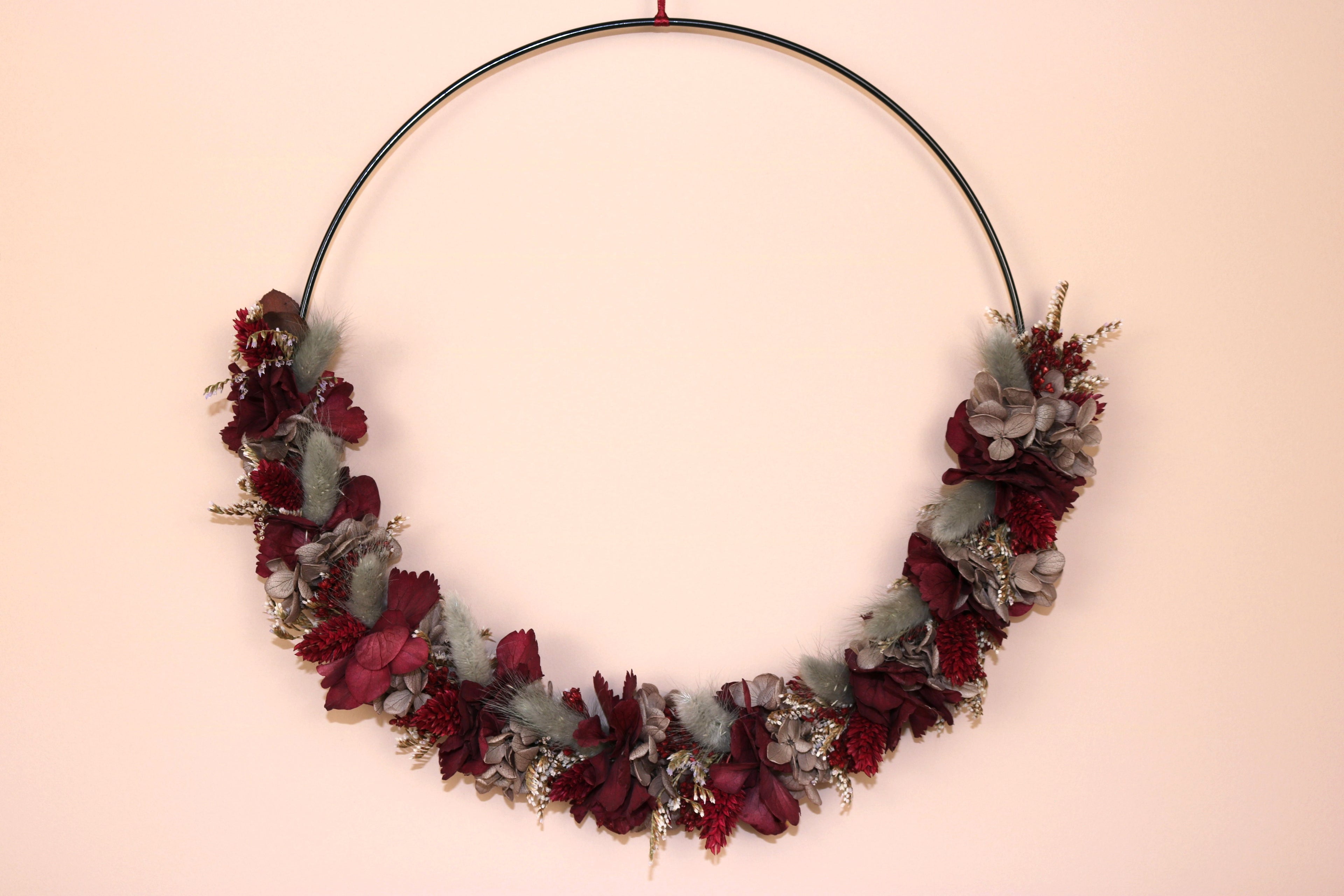 trockenblumenkranz-blümchenzauber-bordeaux-grau