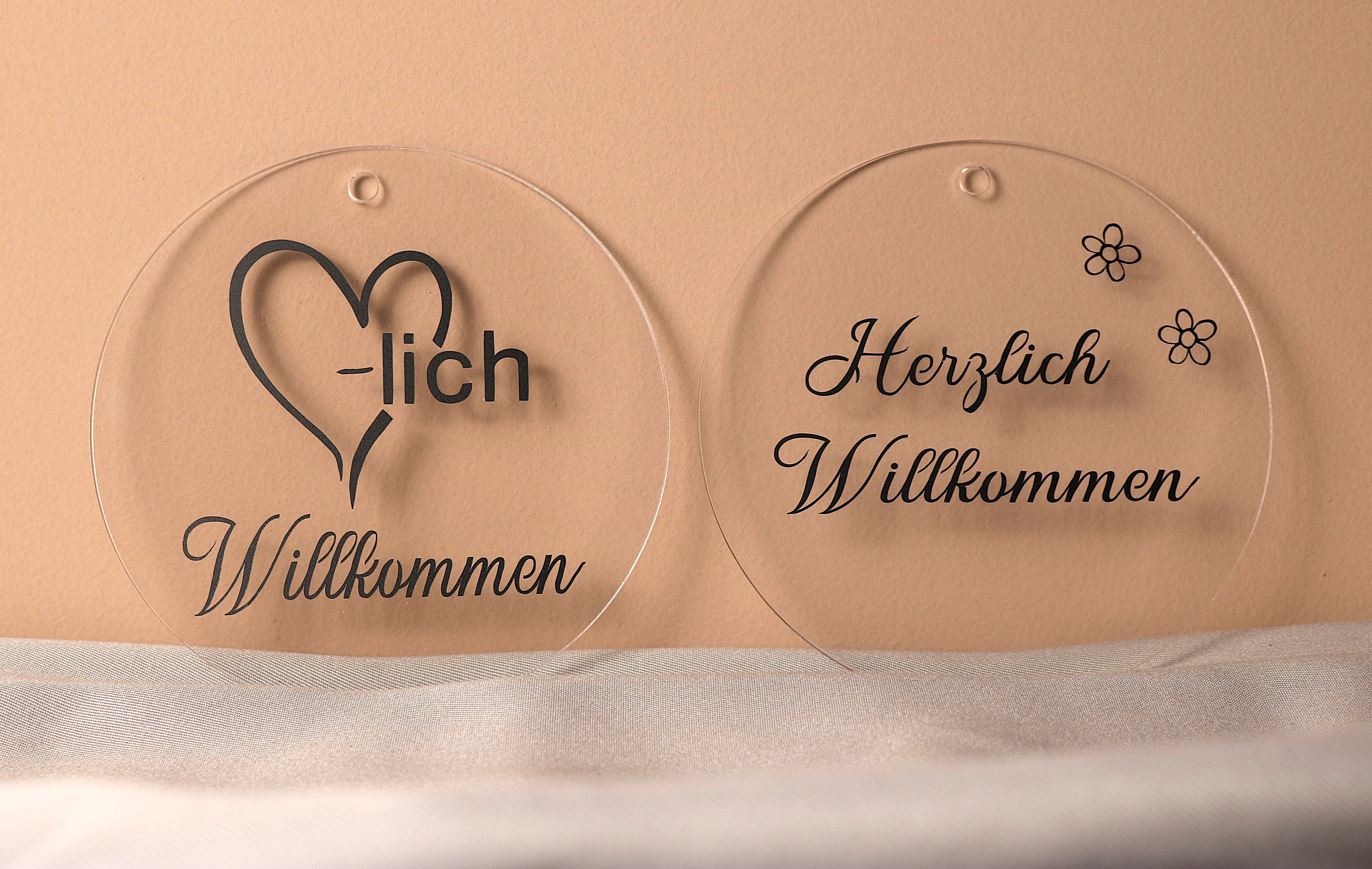 Acrylscheibe personalisiert