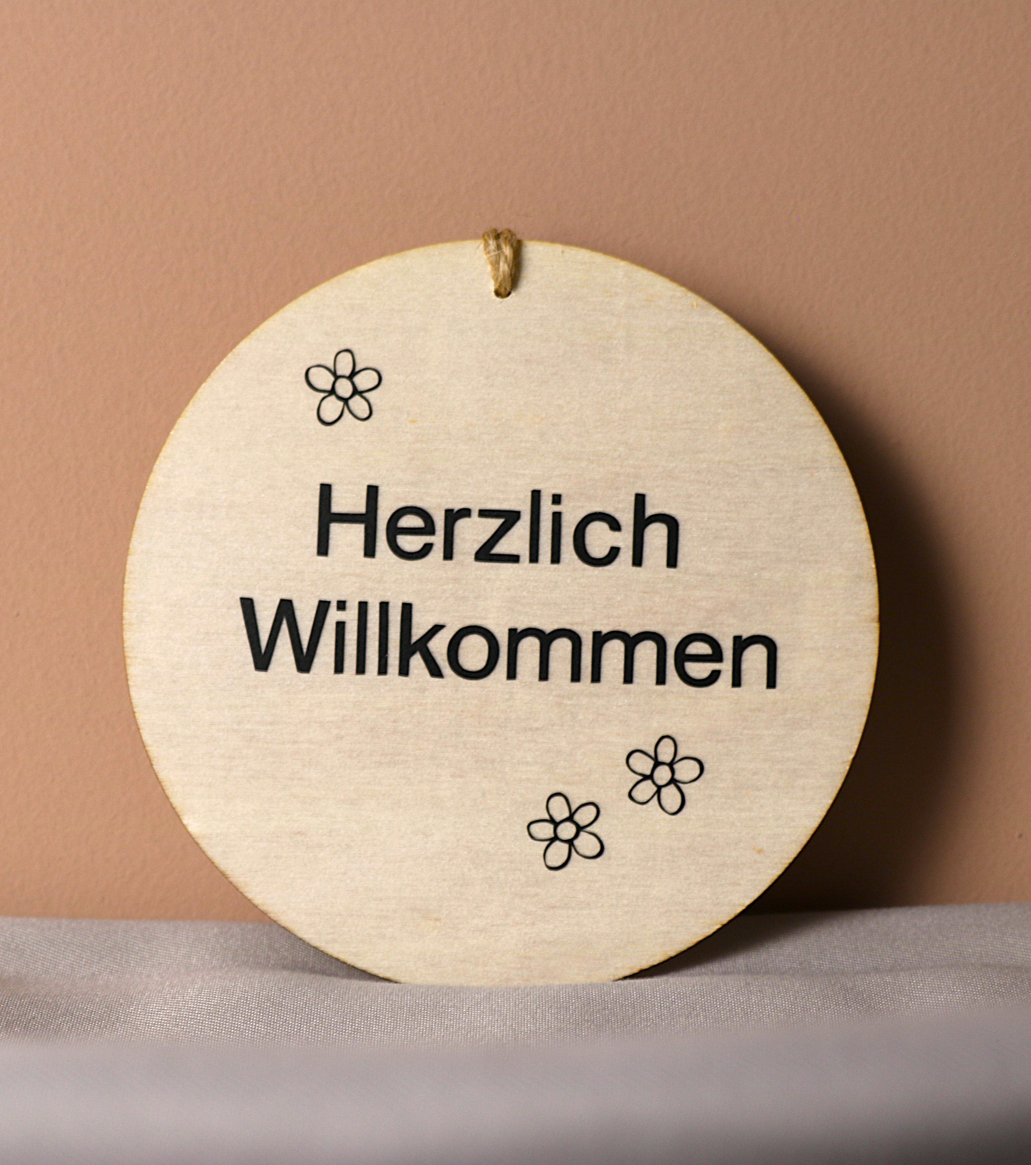 Holzscheiben personalisiert