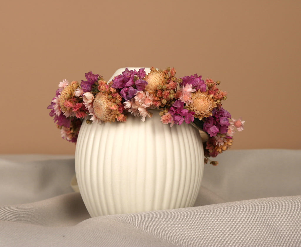 Trockenblumenarmband " Feenblüte"