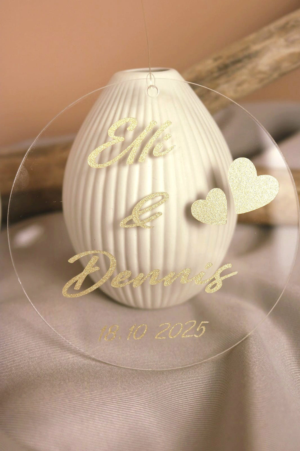 Acrylscheibe personalisiert