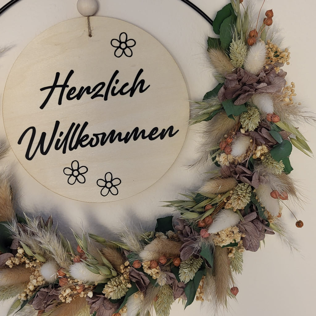 Trockenblumenkranz "Windgeflüster"