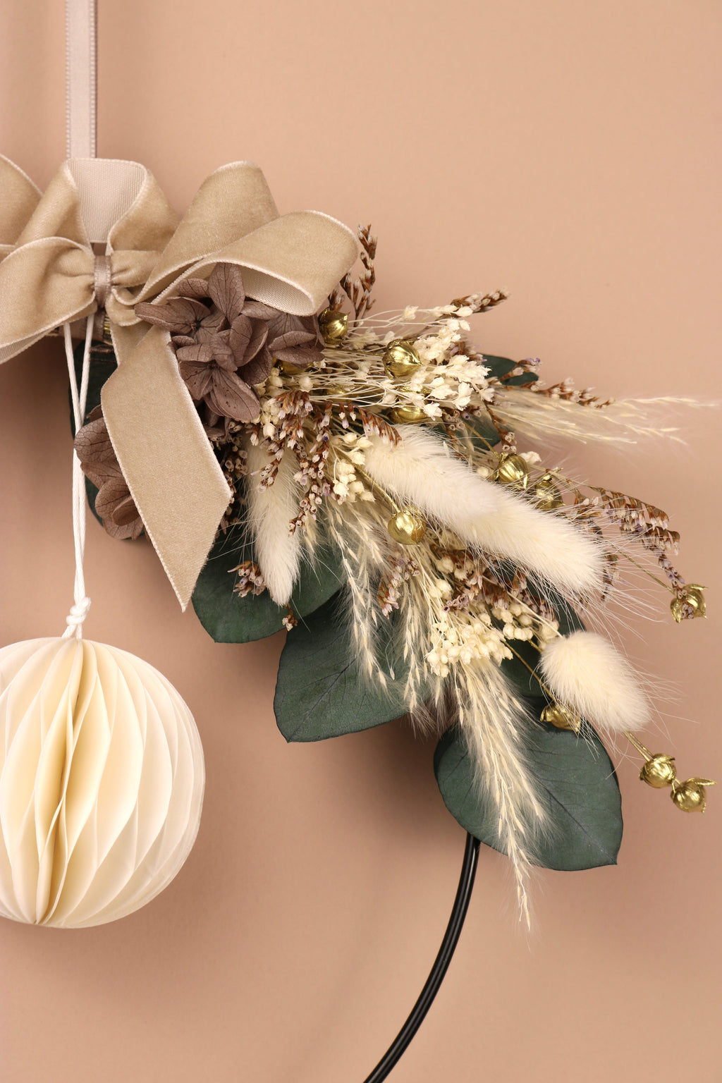 Trockenblumenkranz "Frosttanz"