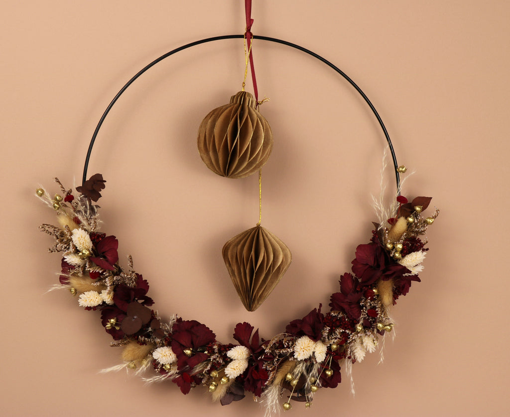 Trockenblumenkranz "Kaminzauber"