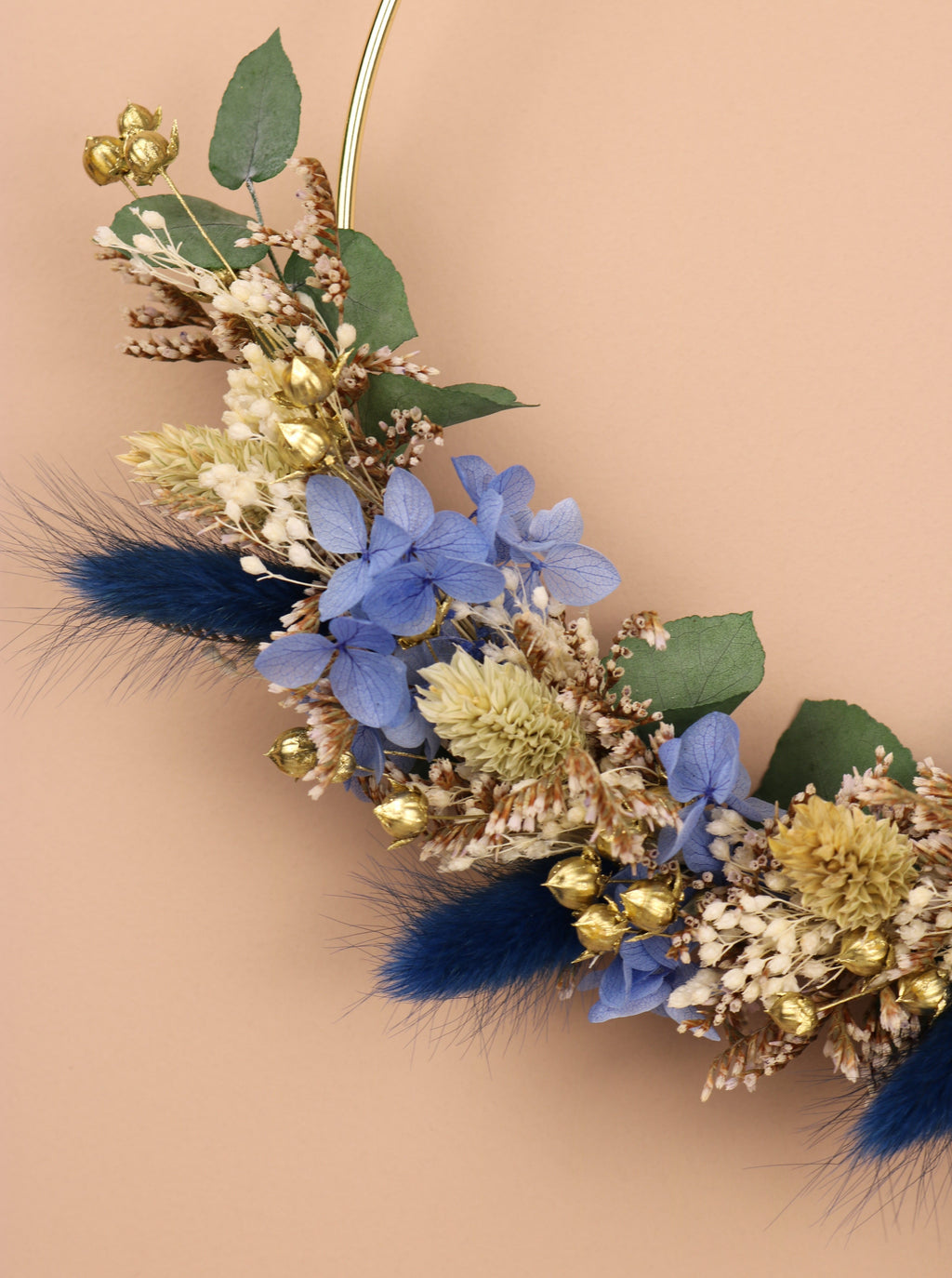 Trockenblumenkranz "Polarlicht"